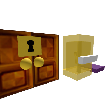 Locked Door,Key Giver and Regen Button
