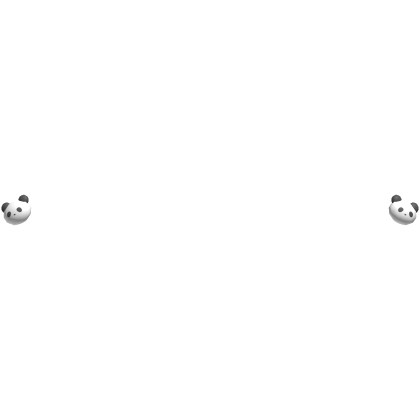 ♡ ꒰ cutesi panda bobble hair beads ꒱ Roblox item