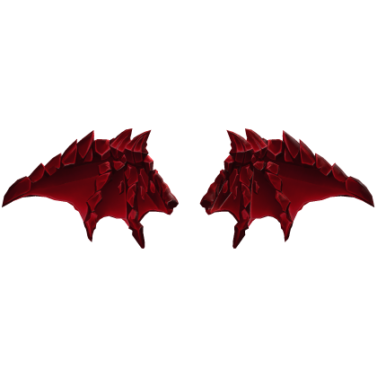 (NEW) Pure Red Molten Lava Wings Addon (PBR) Roblox item