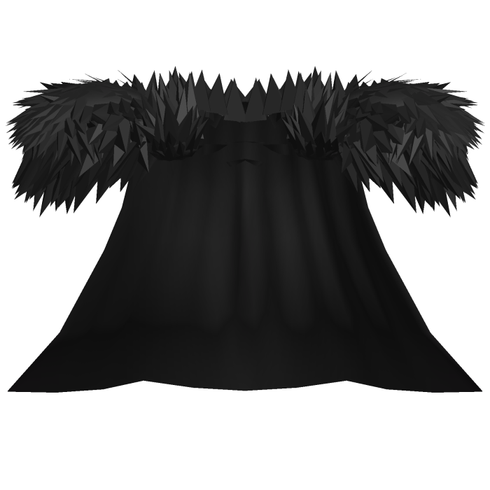 Black Fur Cape
