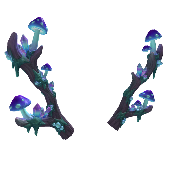 blue crystal yabujin gloomy mushroom antlers
