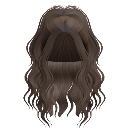 Cute Popular Girl Wavy Ponytail (Brown)