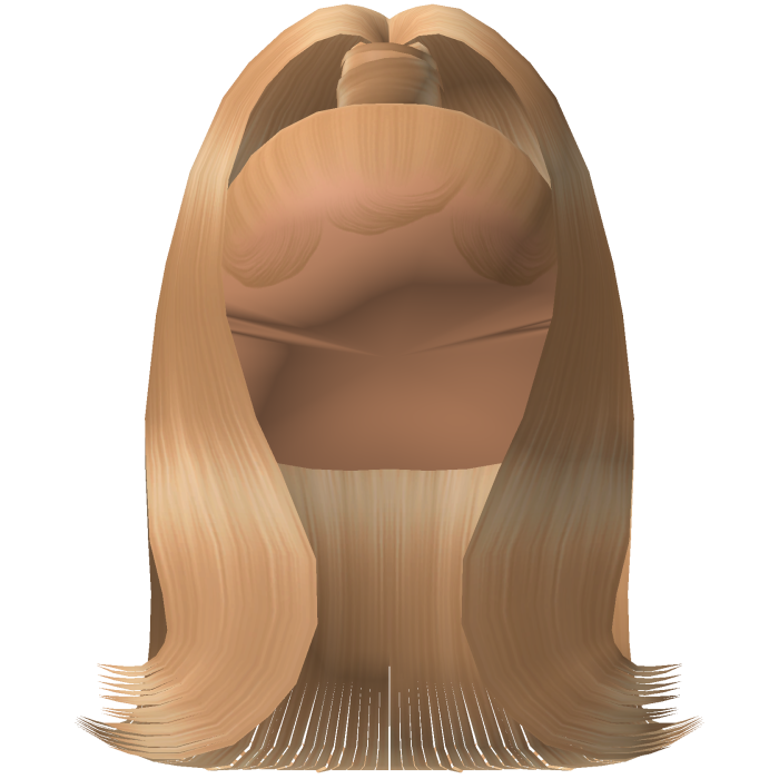 Sleek Flipped Out Ponytail w/ Edges (Blonde)