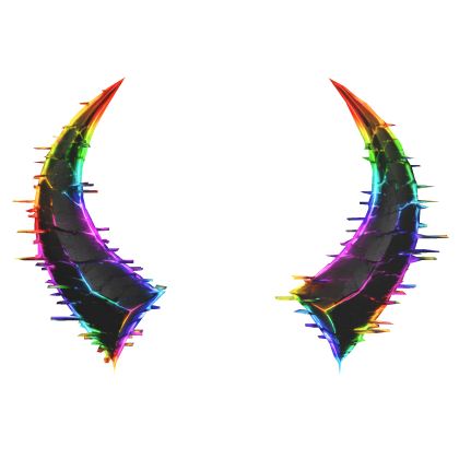 Neon Glitched Horn Roblox item