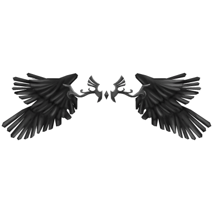 Black Silver Angel Wing Tiara Roblox item