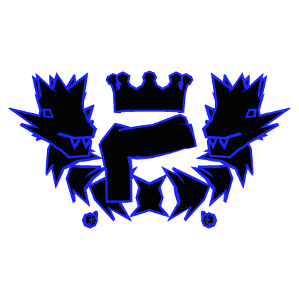 Cartoony Blue Crown Wrap Scarf Dragon Katana Combo Roblox item