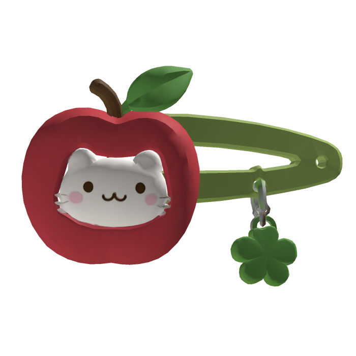 cutesy igari apple kitty clip
