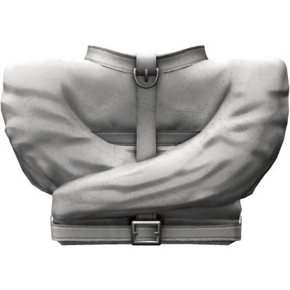 White Distressed Straitjacket