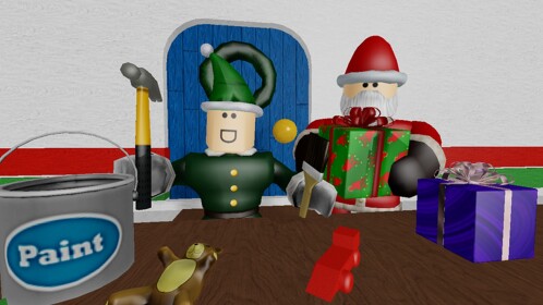  (COLLECT ITEMS!) Save Christmas Obby!