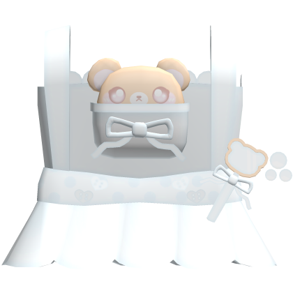 ♡ : blue cutecore silly bubbly bear dress