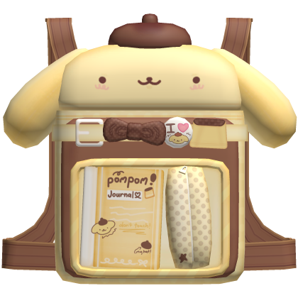 ♡ 1.0 cute kawaii pompompurin student randoseru 🍮 Roblox item