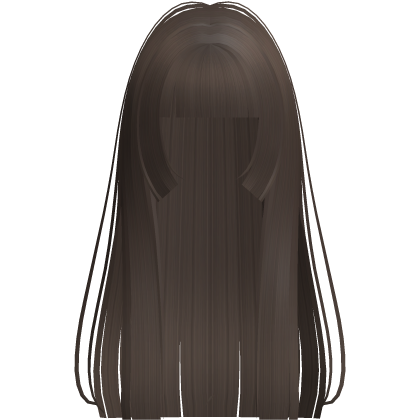 gothic long straight hime emo caramel brown hair
