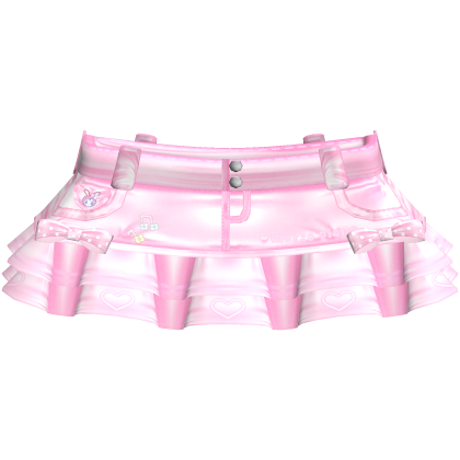 Cute Kawaii Light Pink Mezzo Piano Skirt 3.0