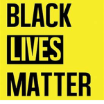 HI BUSTER ME WHITE BLACK LIVES MATTER