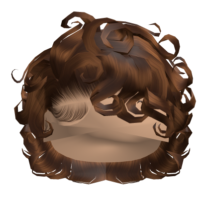 ☆ | Honey Brown Curly Bixie Cut