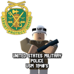 [USM] - United States Military Police 1940's
