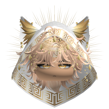 Egyptian Mullet w/ Divine Gold White Hood