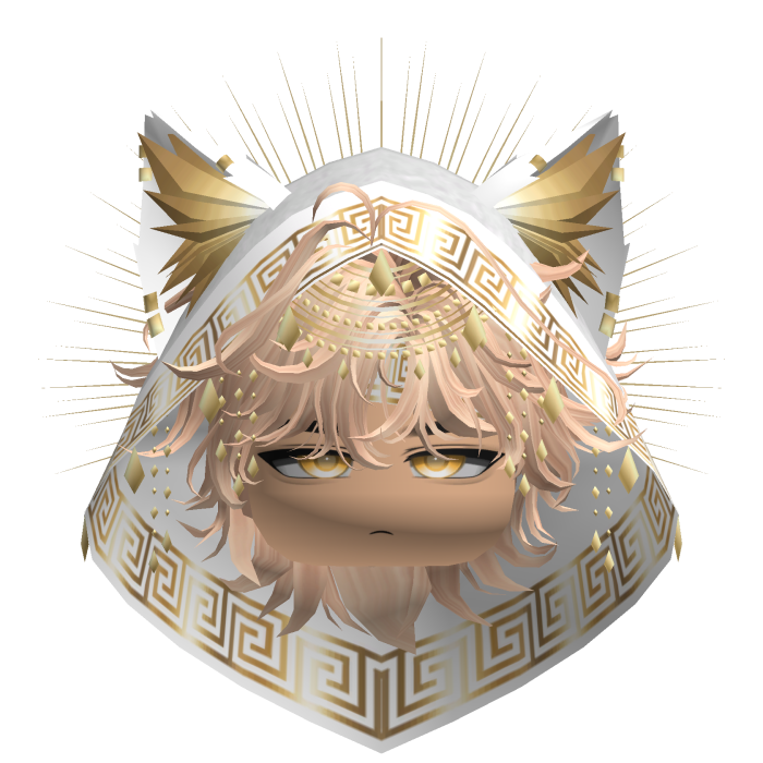Egyptian Mullet w/ Divine Gold White Hood