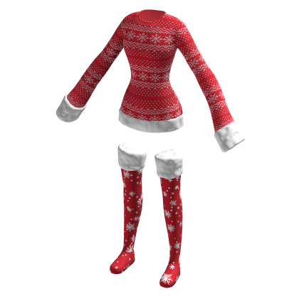 Oversized Christmas Sweater w/ Socks thumbnail