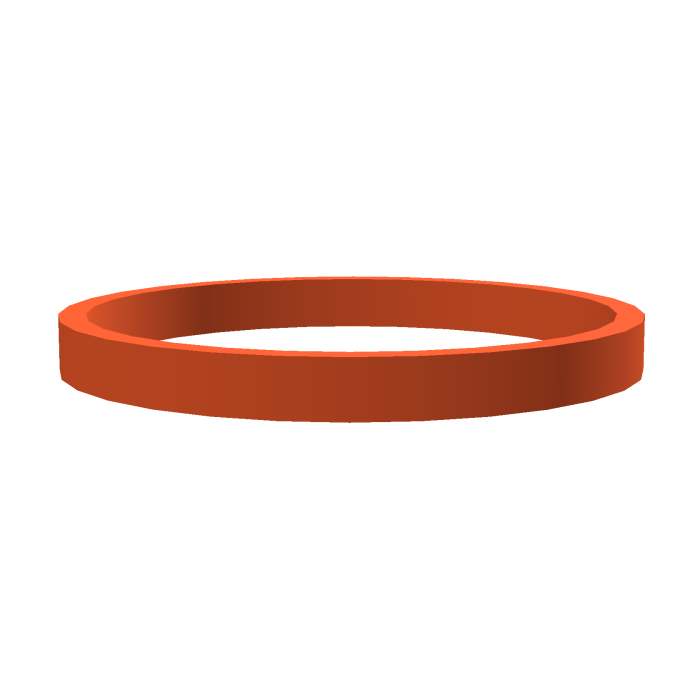 Basic orange choker