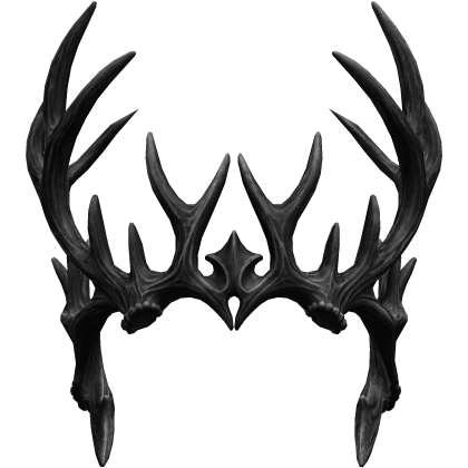 Black Stag Antler Crown