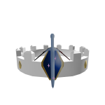 Pearl Crown Of Swords