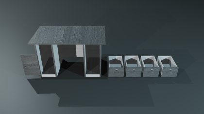 Monochrome Office Desk preview 3