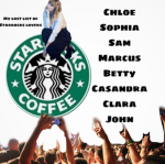 My long list of Starbucks lovers