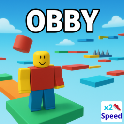 Obby Medium Level 🌈 x2 Speed