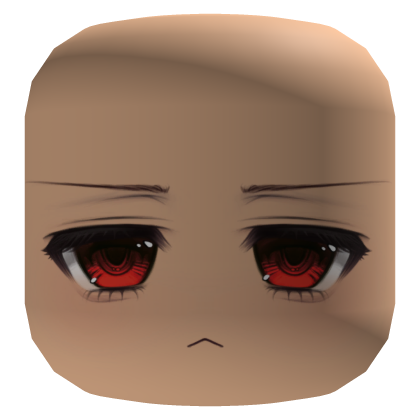 Kawaii Sleepy Eyes Face