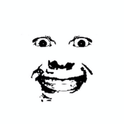 Horror face Roblox decal