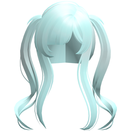 flowy long wispy moe vamp ponytails teal