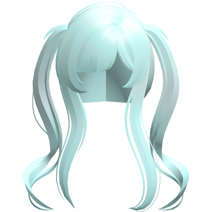 flowy long wispy moe vamp ponytails teal