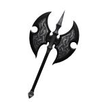 White Battle Axe