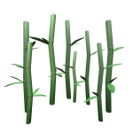 Bamboo Aura Whimsical Lo-fi Cute Anime Trendy