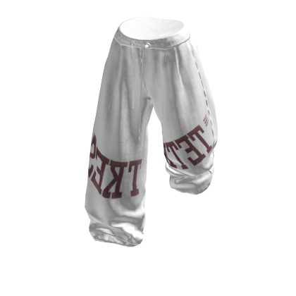 💜 Baggy Joggers Sweatpants Sportswear_White