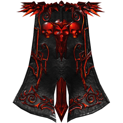 Red Skeleton Warrior Sword Cape Roblox item