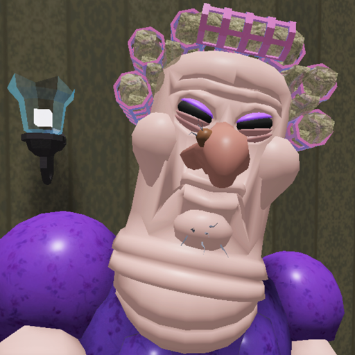 GRUMPY GRAN! (SCARY OBBY) official Roblox game thumbnail