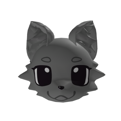 Cute Gray Furry Head