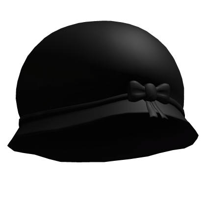 rea’s matte black bow hat