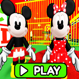 MICKEY AND MINNIE BARRYS PRISON RUN OBBY!!