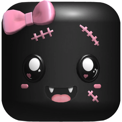 Coquette Halloween Zombie Head w/ Bow