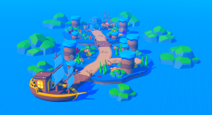 Stylized Simulator Islands & Worlds Pack preview 4