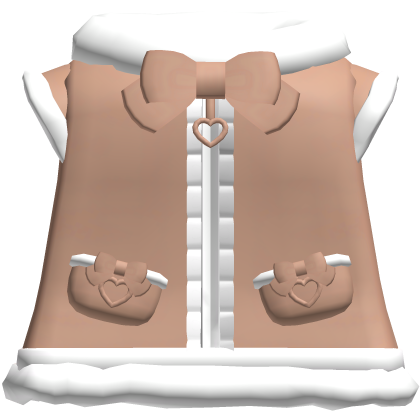 Christmas | adorable brown heart winter jacket