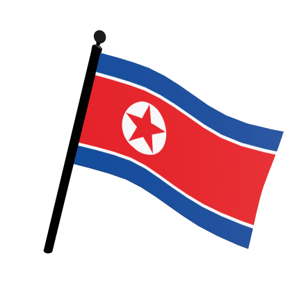 The Flag he Country North Korea