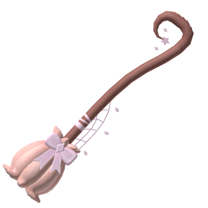 ♡ Orange Rideable Witch Broom Roblox item
