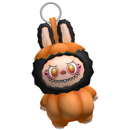 Pumpkin Furry Halloween Keychain
