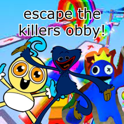 escap *rainbow friends*baby long legs* KILLEr obby