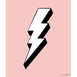Pink and white strike dancing