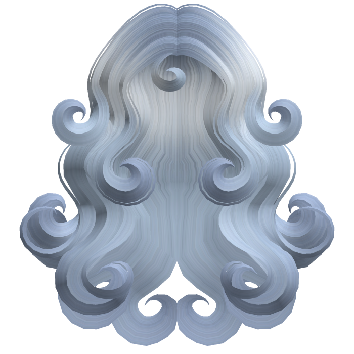 Mermaid Siren Swirls Sky Blue